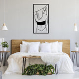 Lady With Hat Metal Wallart from VITAHOME DESIGN LLC