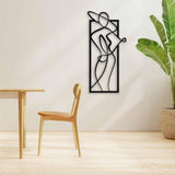 Lady With Nice Hat Metal Wall Art from VITAHOME DESIGN LLC