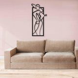 Lady With Nice Hat Metal Wall Art from VITAHOME DESIGN LLC