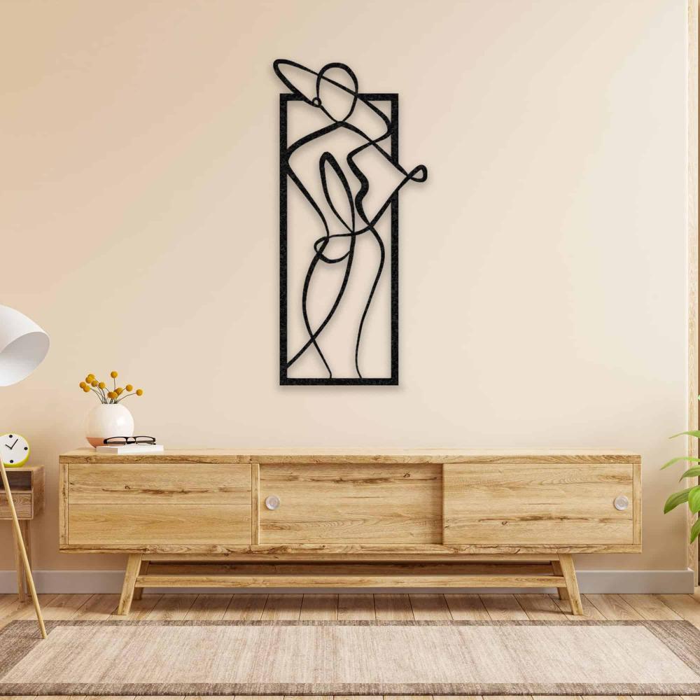 Lady With Nice Hat Metal Wall Art from VITAHOME DESIGN LLC