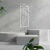 Lady With Nice Hat Metal Wall Art from VITAHOME DESIGN LLC