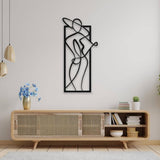 Lady With Nice Hat Metal Wall Art from VITAHOME DESIGN LLC