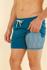 The Lake House | Retro Aztec Ball Hammock® Pouch 5" Swim Trunks from Shinesty