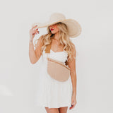 Lake Shore Drive Wide Fringe Sun Hat from Pretty Simple