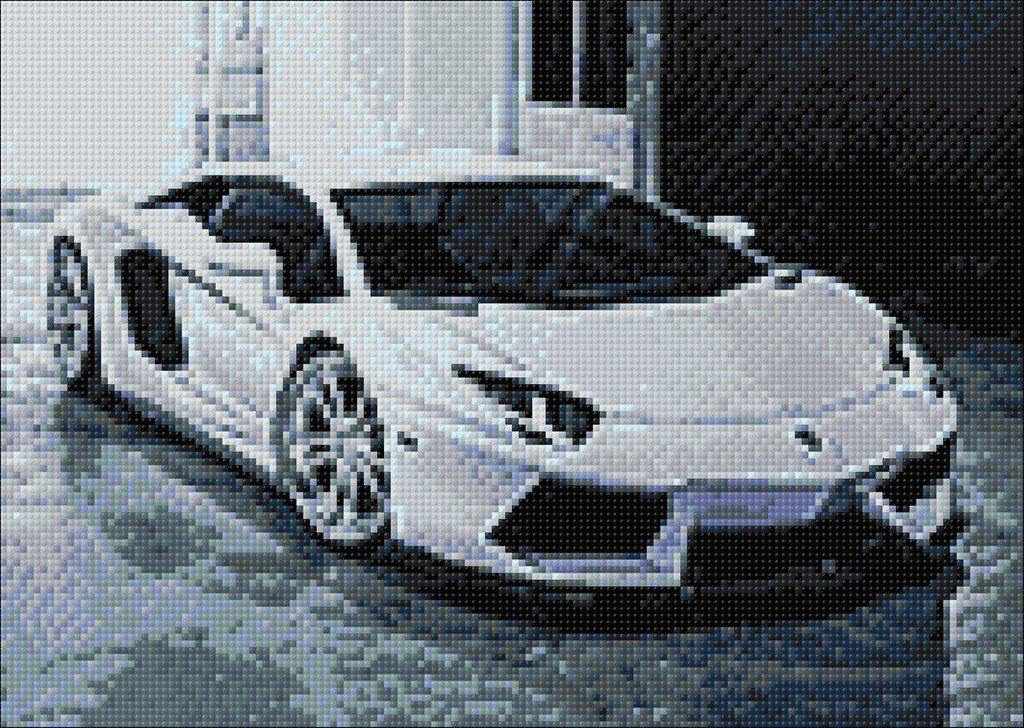 Car CS254 15.75 x 11.81 inches Diamond Painting Kit from Wizardi