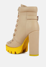 Larch Cushion Collared Biker Boots from London Rag International
