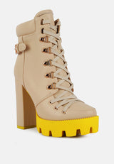 Larch Cushion Collared Biker Boots from London Rag International