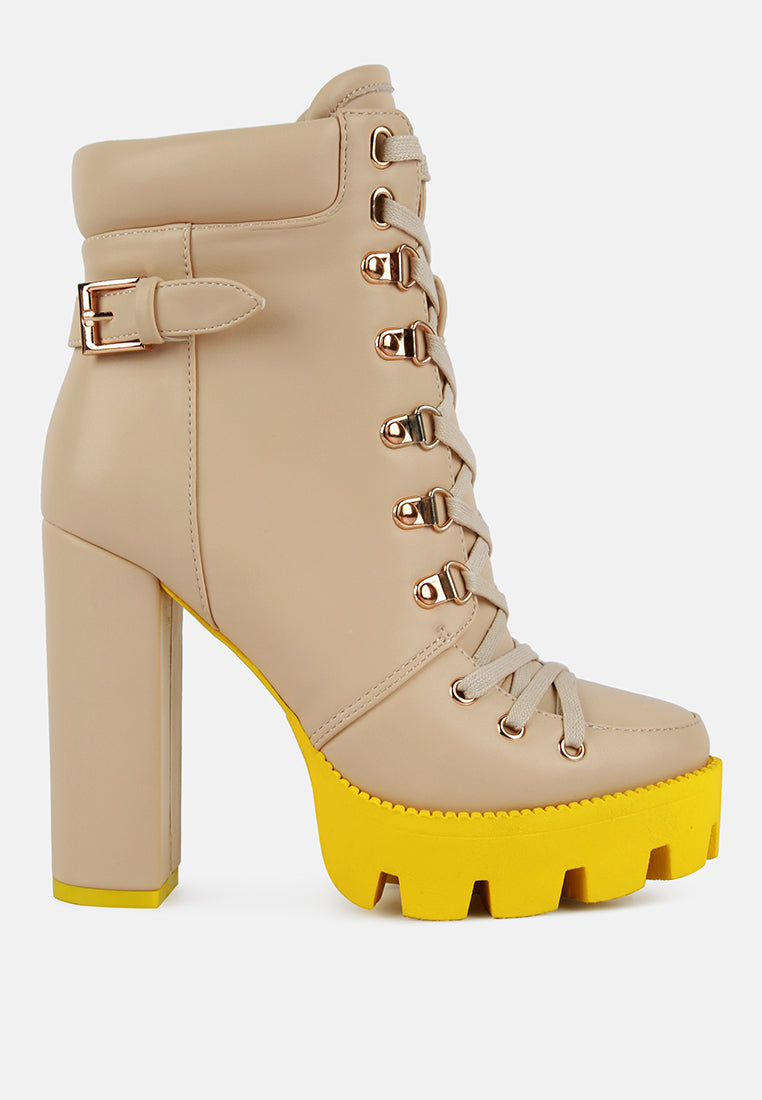 Larch Cushion Collared Biker Boots from London Rag International