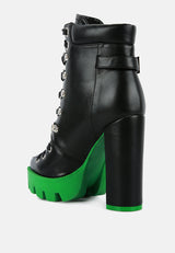 Larch Cushion Collared Biker Boots from London Rag International