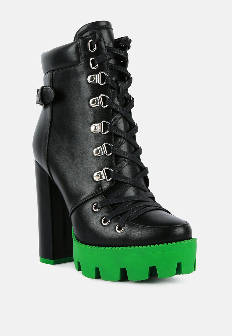 Larch Cushion Collared Biker Boots from London Rag International