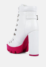 Larch Cushion Collared Biker Boots from London Rag International