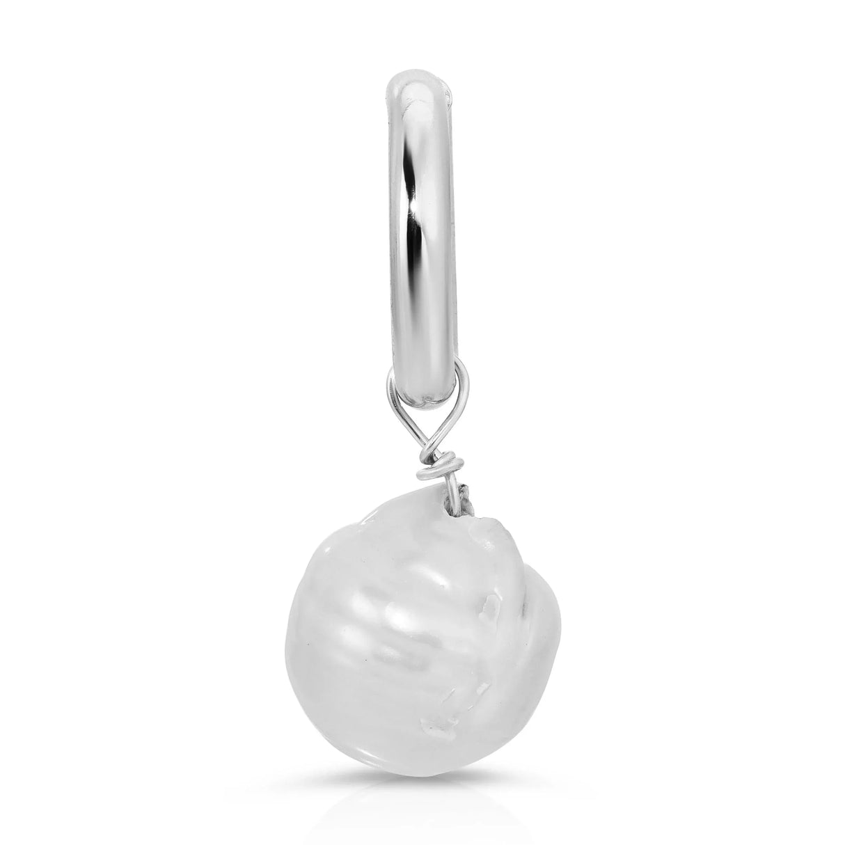 Large Baroque Pearl Pendant from eklexic