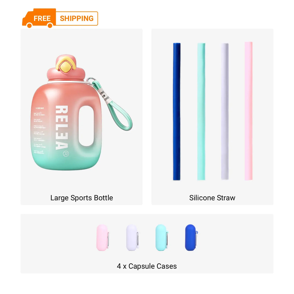 Large Capacity Sports Water Bottle from Cool Gadget