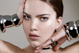 Large Domed Bangle from eklexic