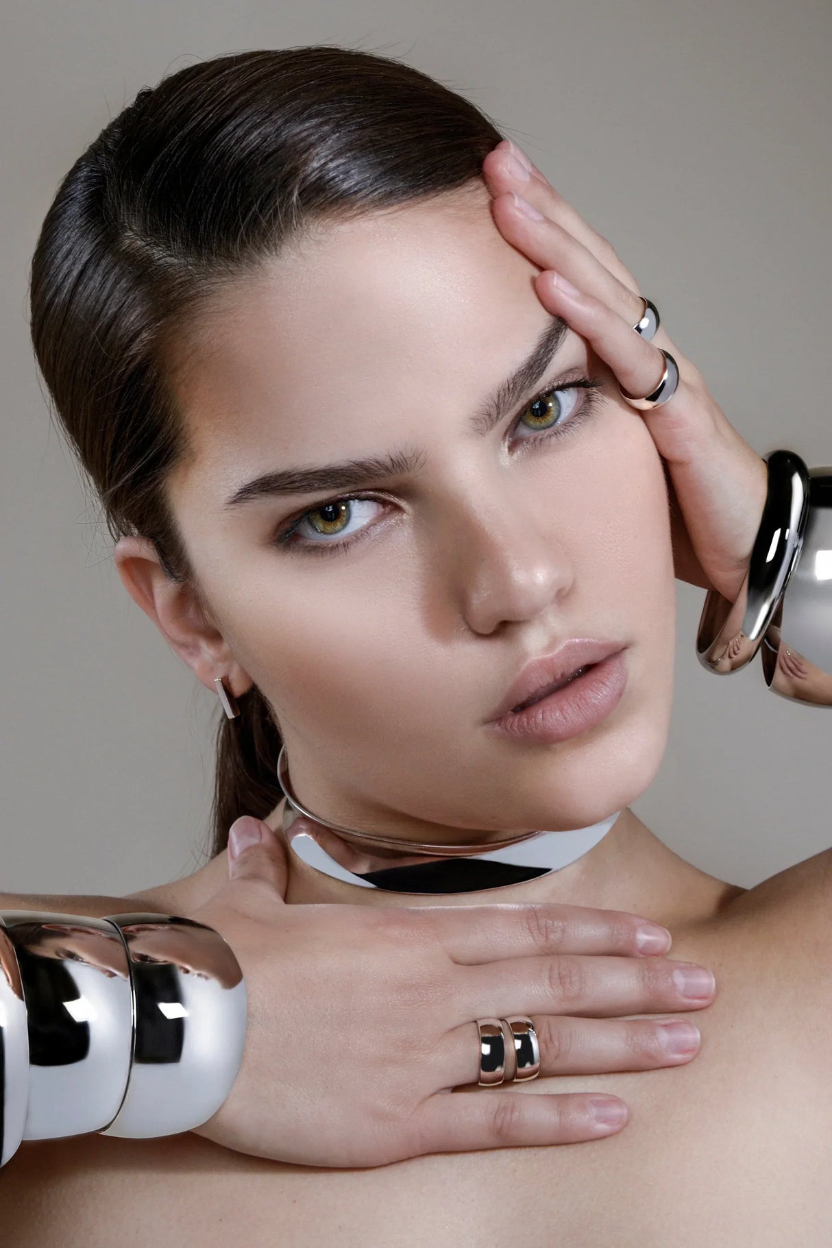 Large Domed Cuff from eklexic