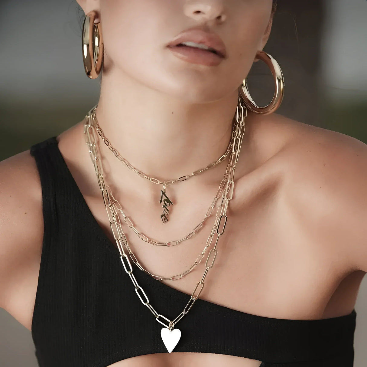 Large Elongated Link Chain from eklexic