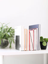 Large Metal Bookend for Vinyl Records from Jubilee Trading Company