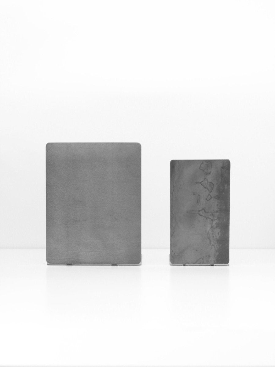 Large Metal Bookend for Vinyl Records from Jubilee Trading Company