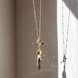 Labradorite Lariat Necklace from SLATE + SALT