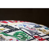 Las Vegas Hand-Embroidered Pillow from Quirks!