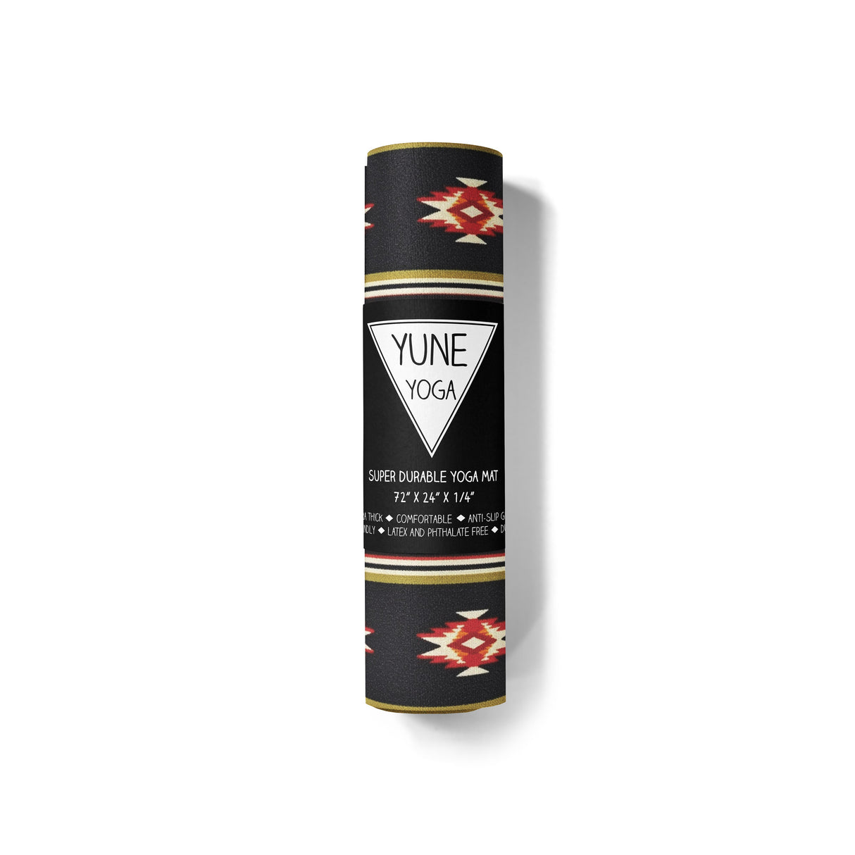 Yoga Mat | 6mm Thick | Red | Non-Slip | Eco Friendly | Yune Yoga | Lava Park from Yune Yoga