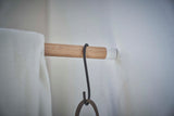 Corner Leaning Coat Hanger (63" H)  - Steel + Wood from Yamazaki Home