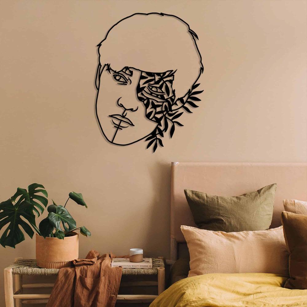 Leaf Headed Man Metal Wall Decor from VITAHOME DESIGN LLC