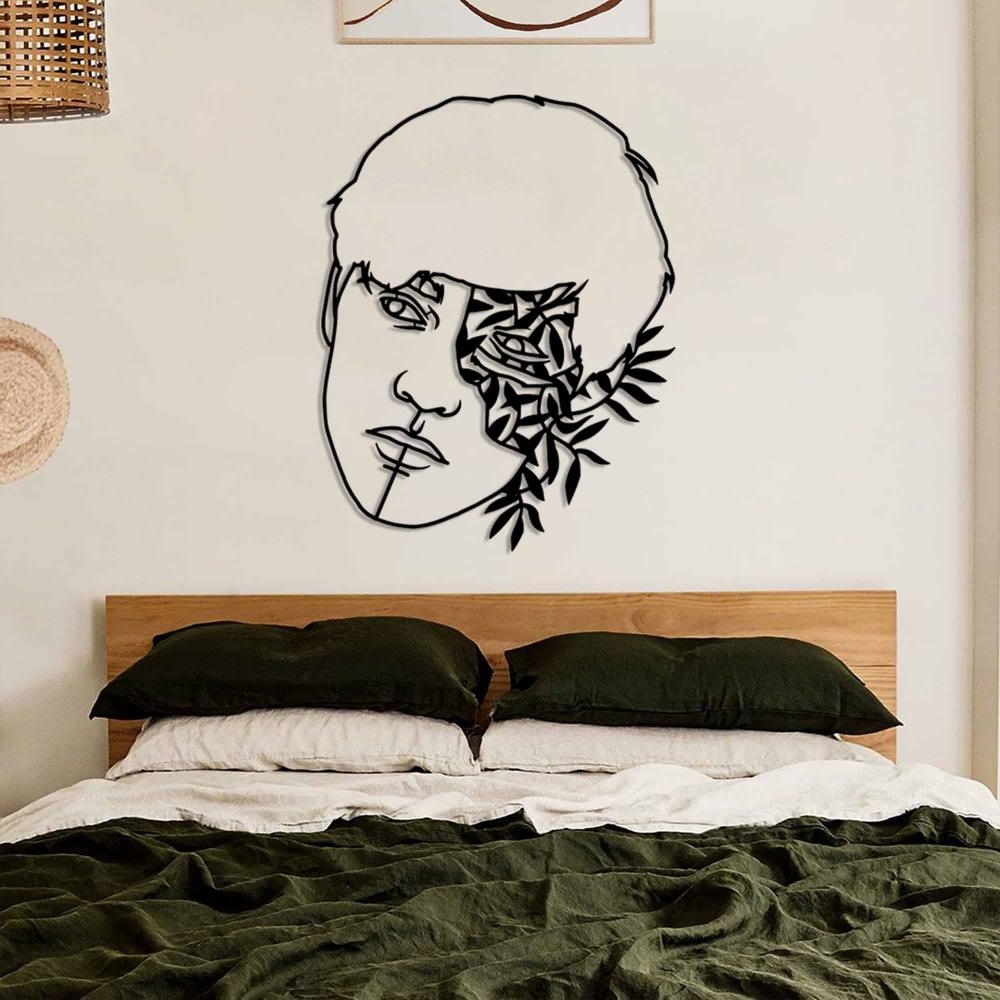 Leaf Headed Man Metal Wall Decor from VITAHOME DESIGN LLC