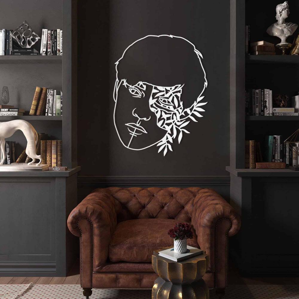 Leaf Headed Man Metal Wall Decor from VITAHOME DESIGN LLC