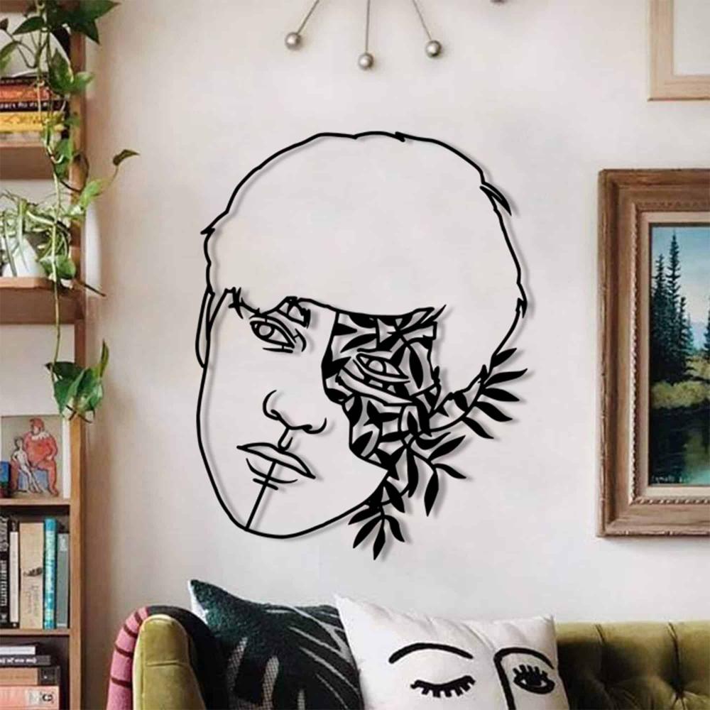 Leaf Headed Man Metal Wall Decor from VITAHOME DESIGN LLC