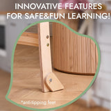 Learning Tower: Foldable Step Stool for Toddlers - Beige from Goodevas