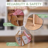 Learning Tower: Foldable Step Stool for Toddlers - Beige from Goodevas