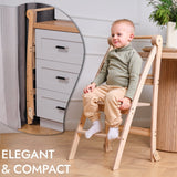 Learning Tower: Foldable Step Stool for Toddlers - Beige from Goodevas
