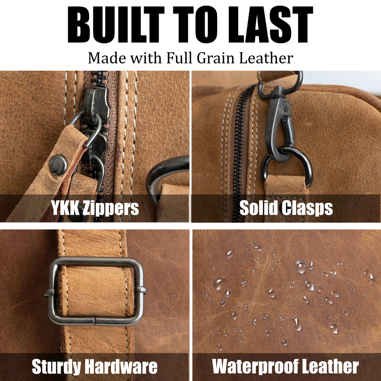 Leather Weekend Bag from UC Leather Company