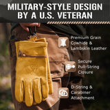 Leather Work Gloves from TITAN Survival
