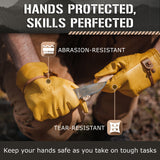 Leather Work Gloves from TITAN Survival