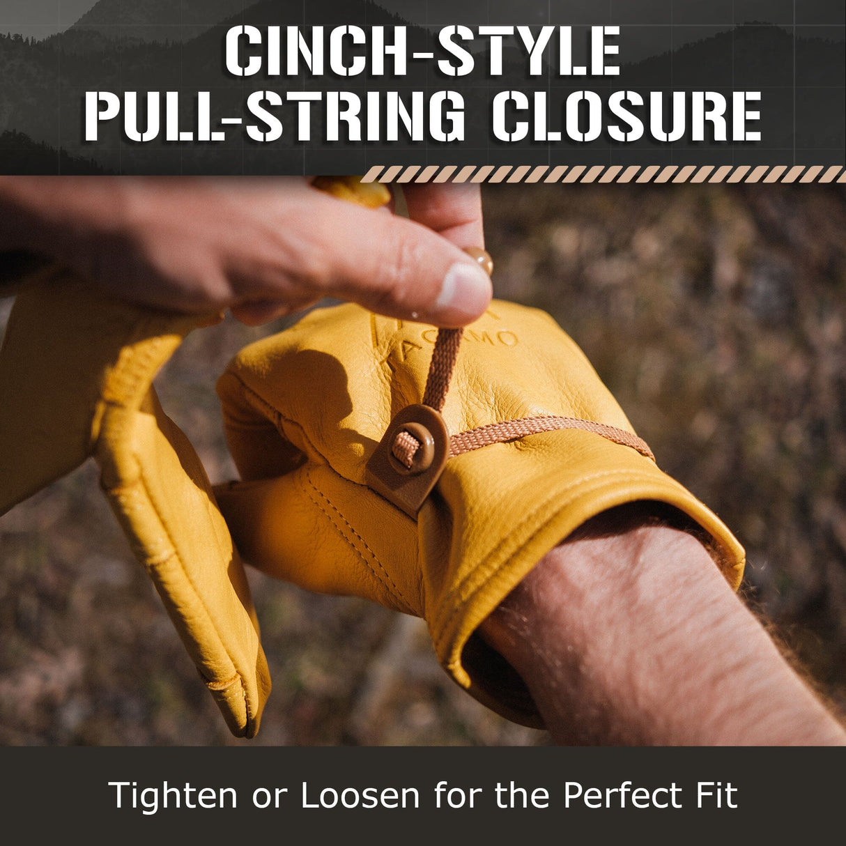 Leather Work Gloves from TITAN Survival