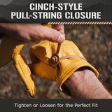 Leather Work Gloves from TITAN Survival