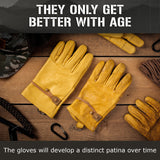 Leather Work Gloves from TITAN Survival