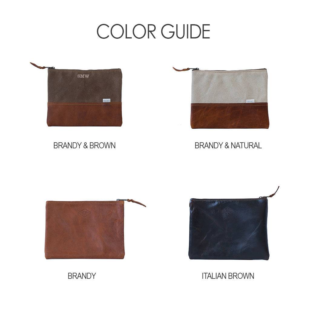 Leather Clutch All for American from Lifetime Leather Co.
