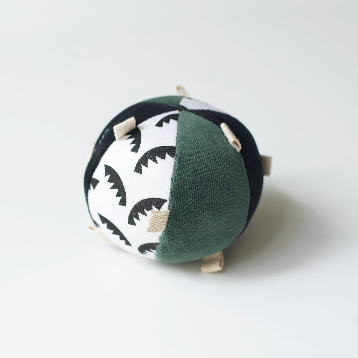 Jungle Leaves Clutch and Taggy Ball Bundle From Wee Gallery