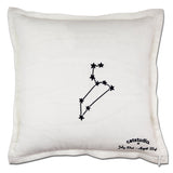 Leo Astrology Hand-Embroidered Pillow by Cat Studio from Quirks!