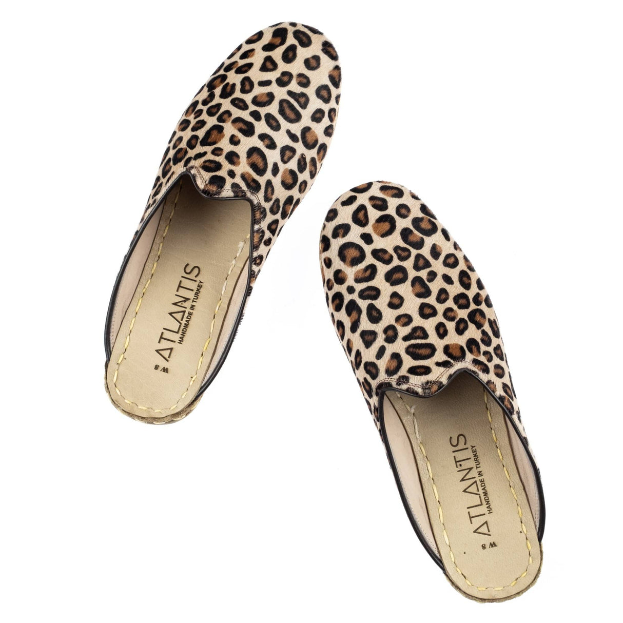 Men's Leopard Slippers from Atlantis Handmade Shoes