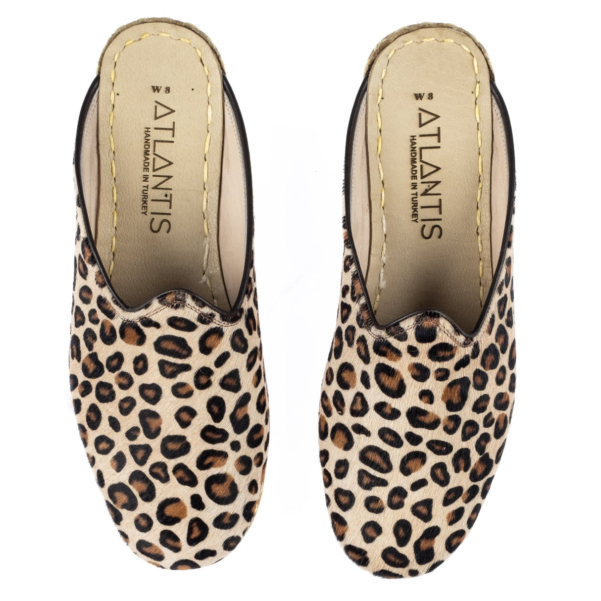 Men's Leopard Slippers from Atlantis Handmade Shoes