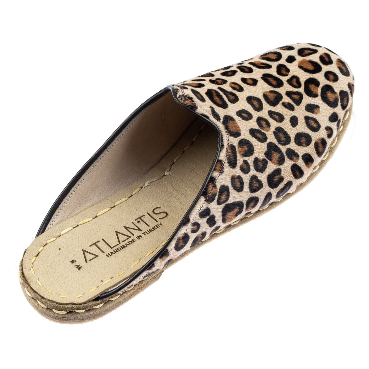 Men's Leopard Slippers from Atlantis Handmade Shoes