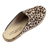 Men's Leopard Slippers from Atlantis Handmade Shoes