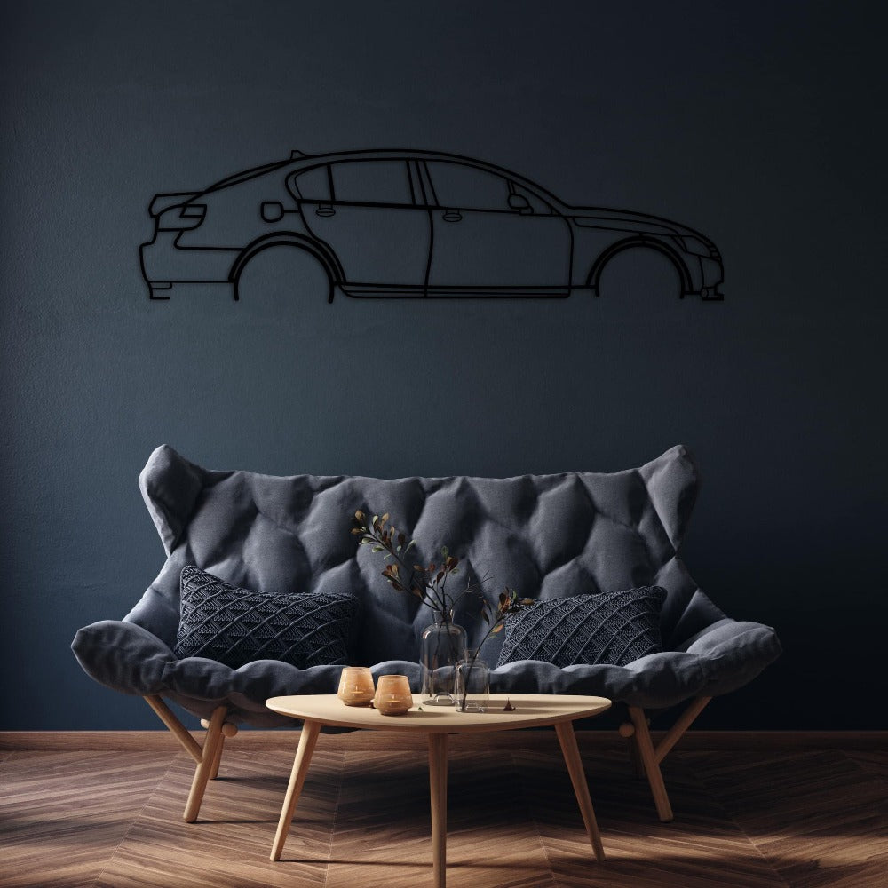 Lexus GS 350 RWD 2008 Car Silhouette from VITAHOME DESIGN LLC