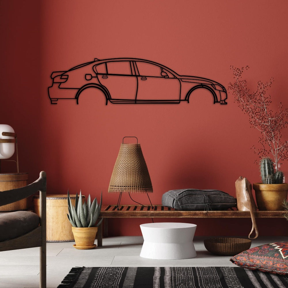 Lexus GS 350 RWD 2008 Car Silhouette from VITAHOME DESIGN LLC