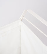 Laundry Hamper with Cotton Liner - Two Sizes - Steel + Cotton from Yamazaki Home