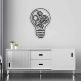 Light Bulb Metal Wall Art from VITAHOME DESIGN LLC